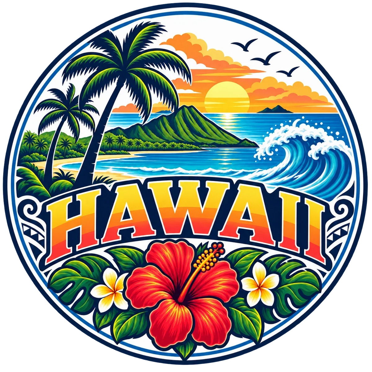 State Inspired T-Shirts - Hawaii