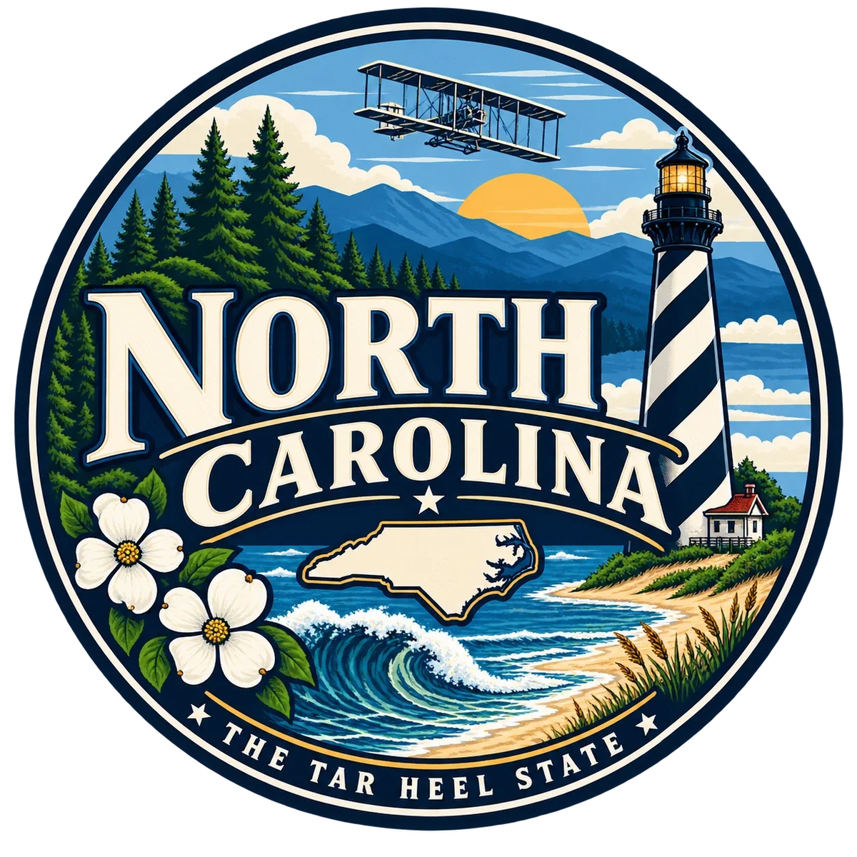 State Inspired T-Shirts - North Carolina