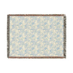 Maddison Shores Sea Glass Watercolor Woven Beach Blanket