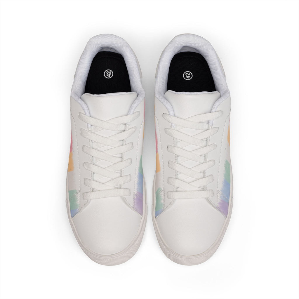 Pride & Presence Pastel Spectrum Low-Top Sneakers