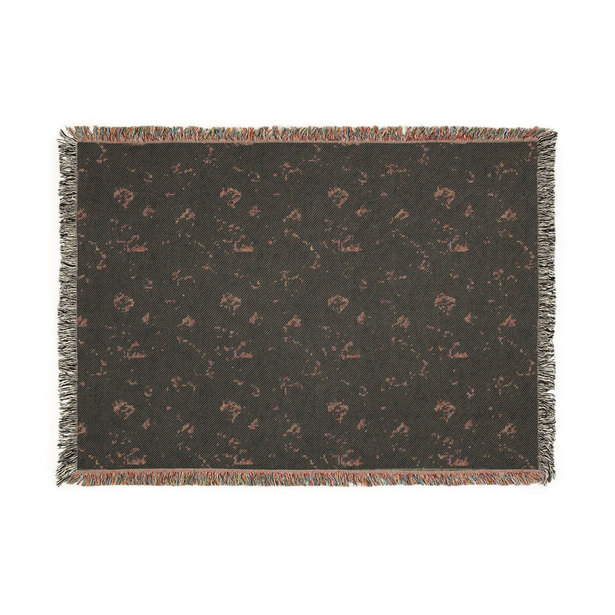 Maddison Shores Sea Glass Watercolor Woven Beach Blanket
