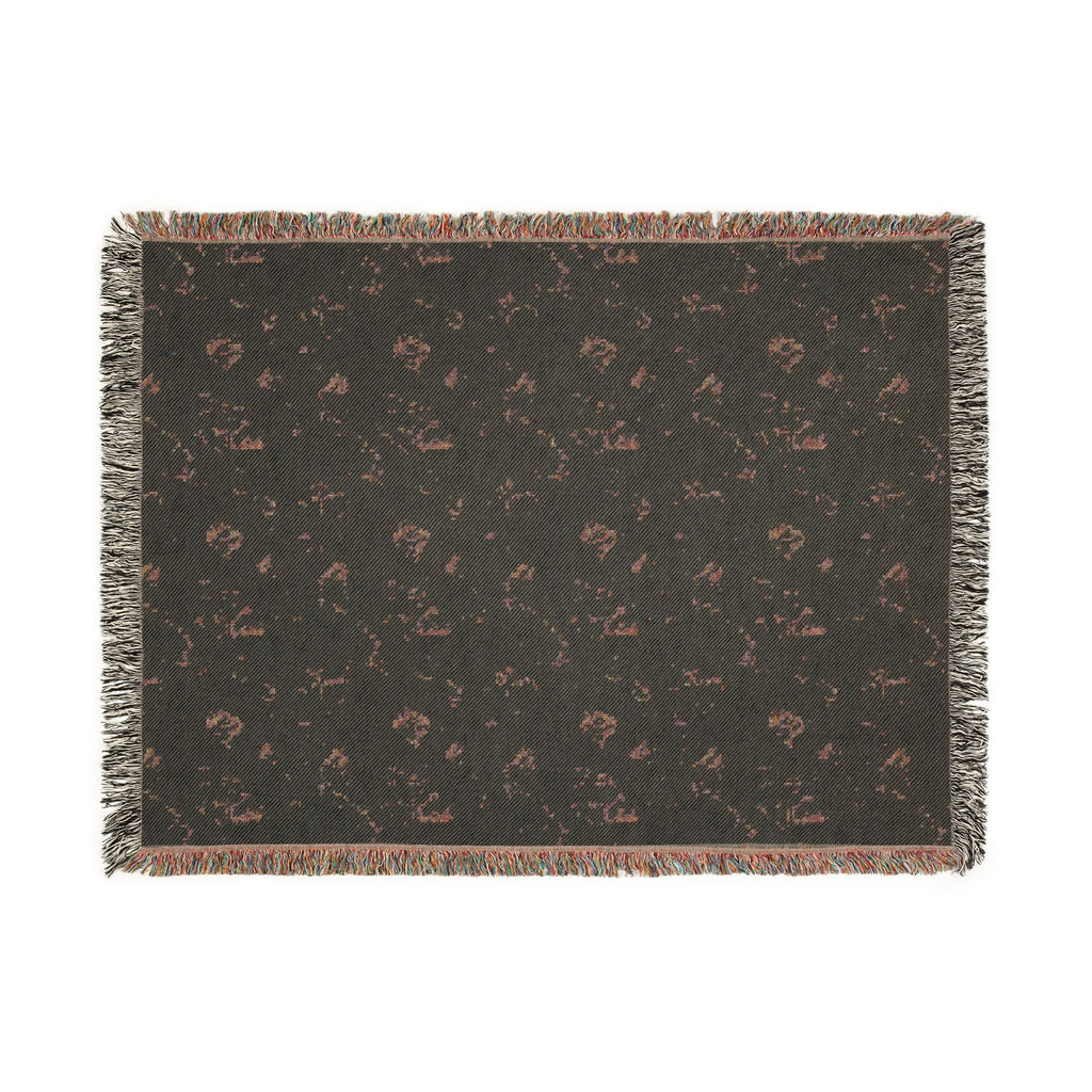 Maddison Shores Sea Glass Watercolor Woven Beach Blanket