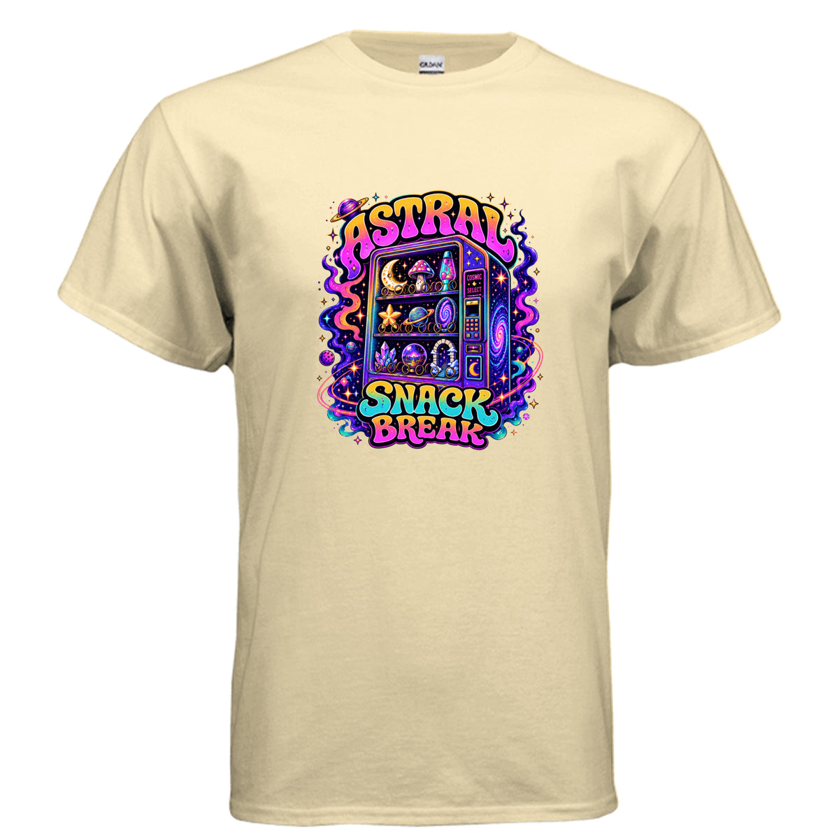 Astral Snack Break Retro Psychedelic Space T-Shirt